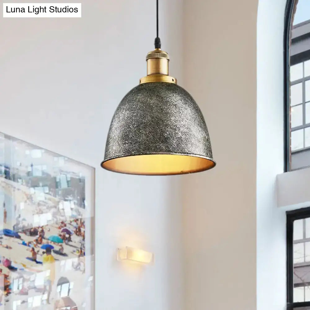 Black Dome Pendant Lamp