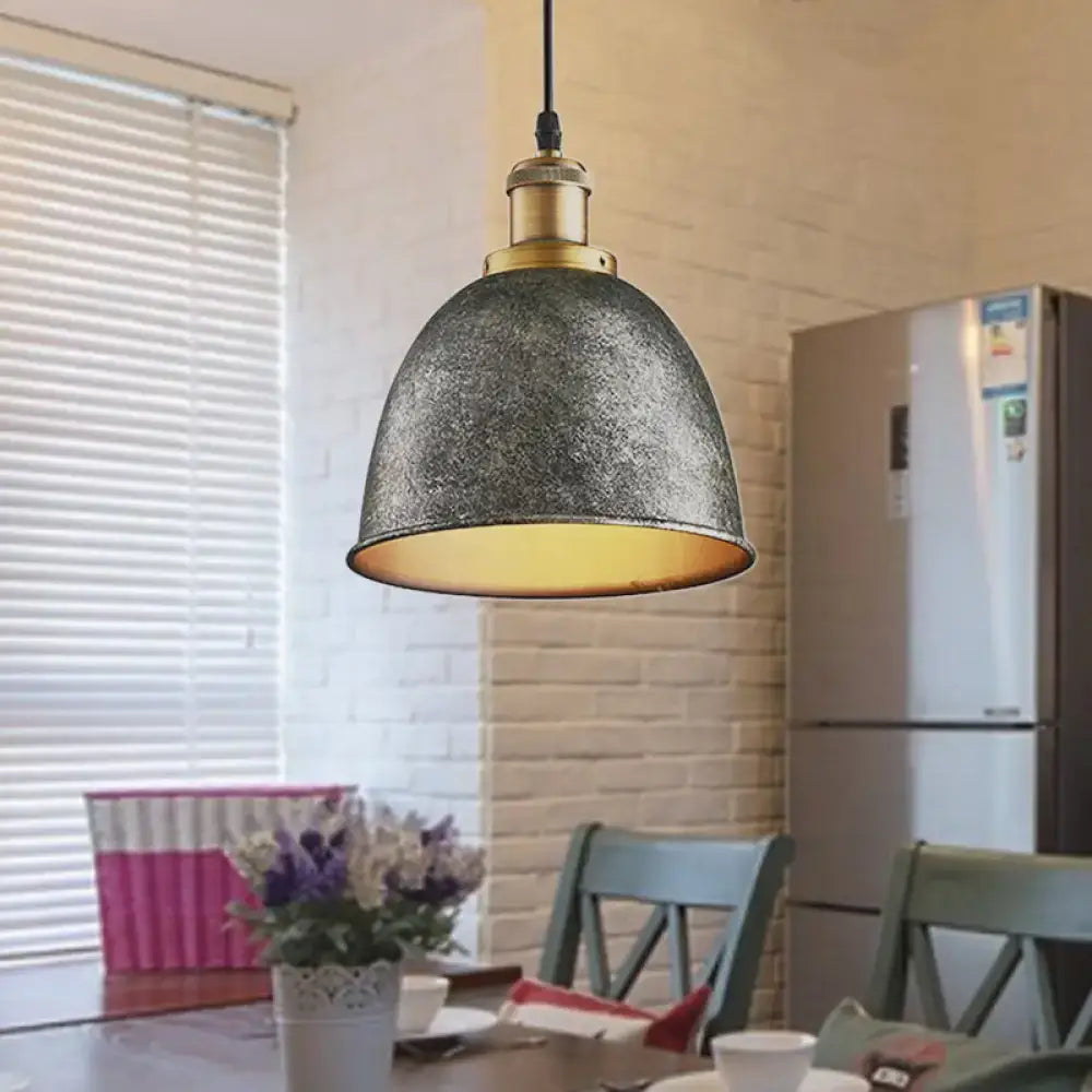 Black Dome Pendant Lamp
