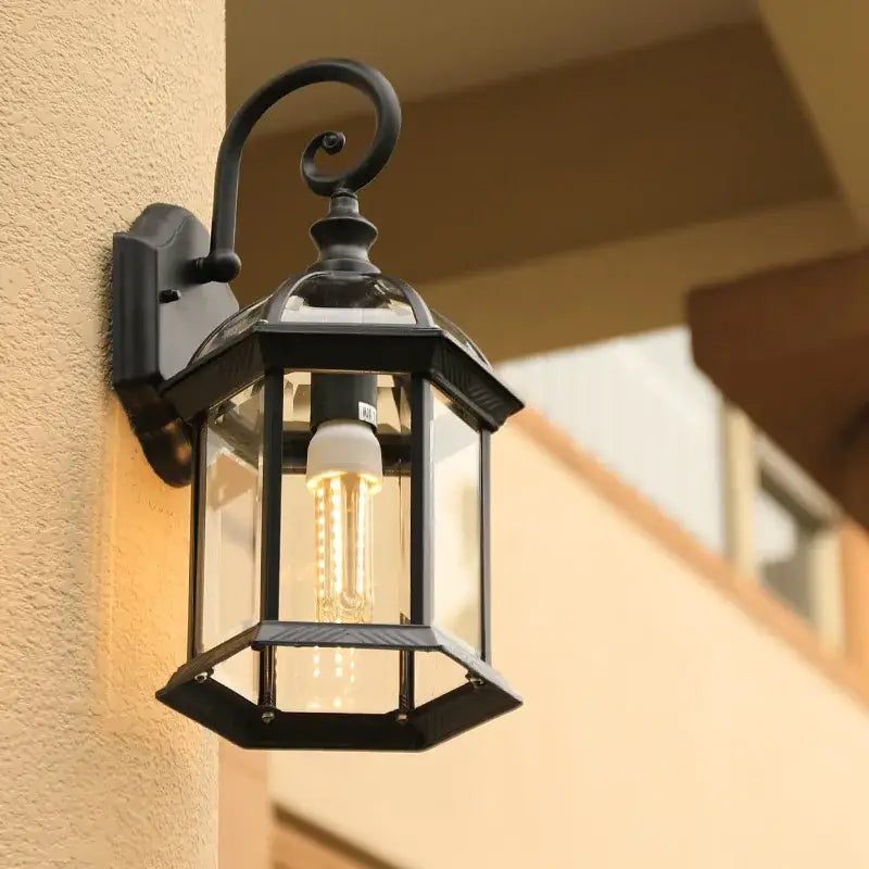 Black Bronze Wall Lantern