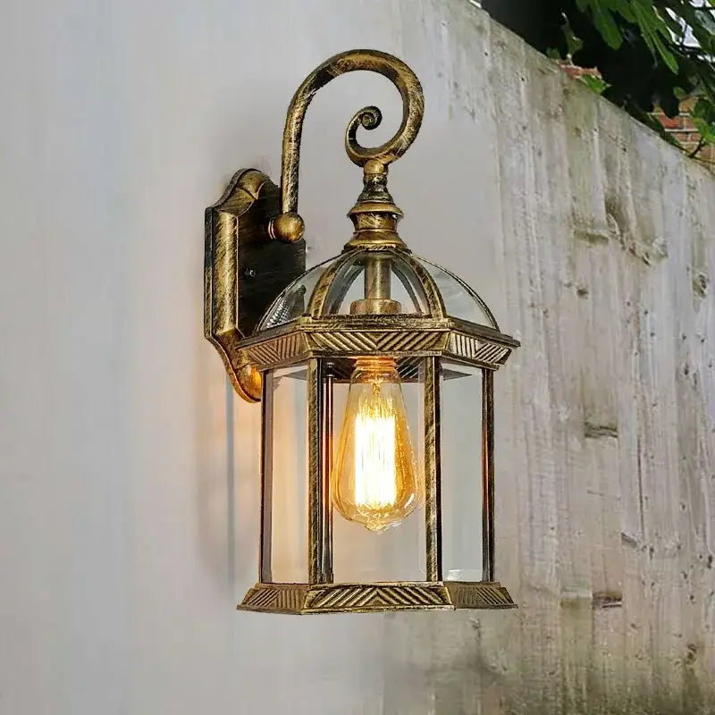 Black Bronze Wall Lantern