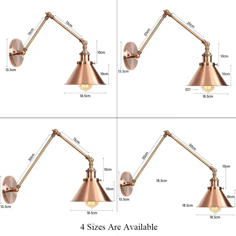 Copper Vintage Wall Sconce