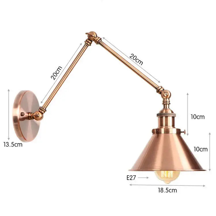 Copper Vintage Wall Sconce