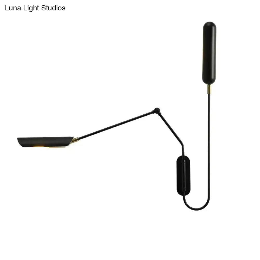 Black Industrial Wall Lamp