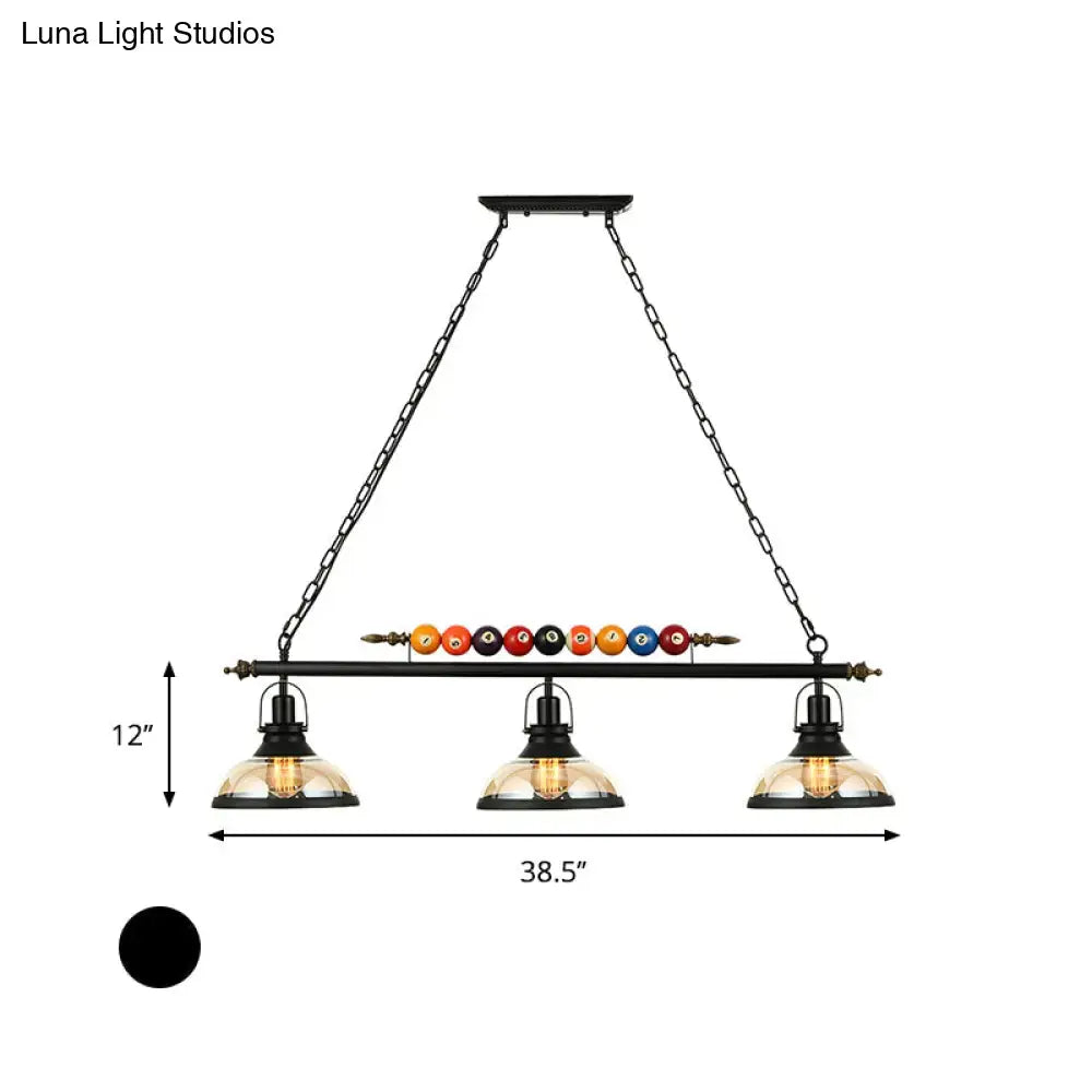 Black Glass Pendant Kit