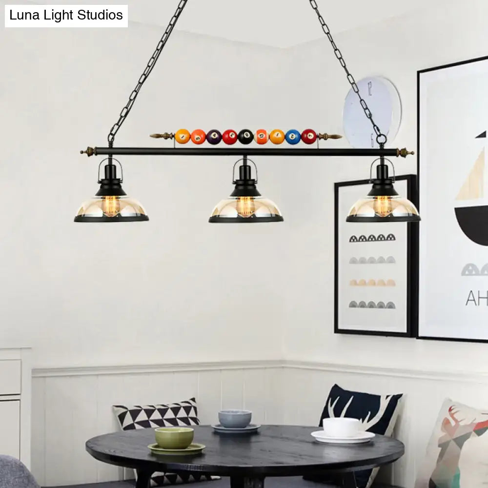 Black Glass Pendant Kit