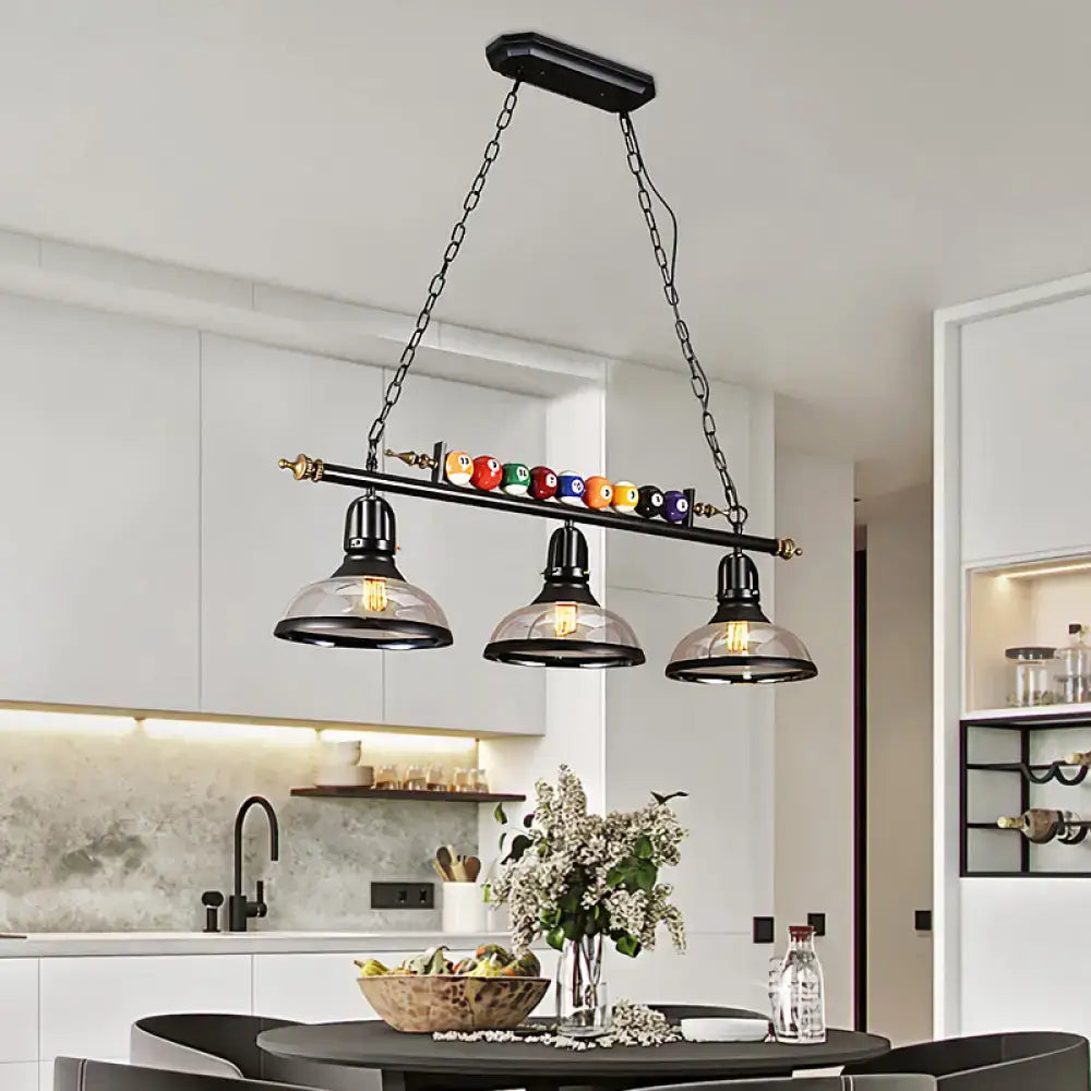 Black Glass Pendant Kit