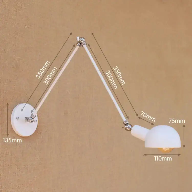 Black Swing Arm Wall Sconce