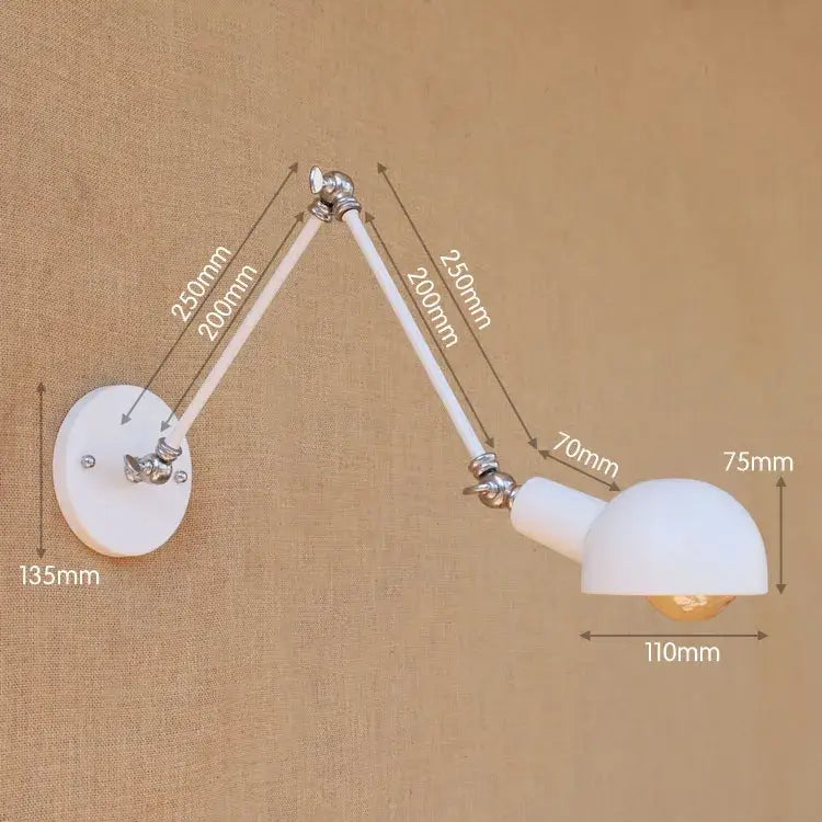 Black Swing Arm Wall Sconce