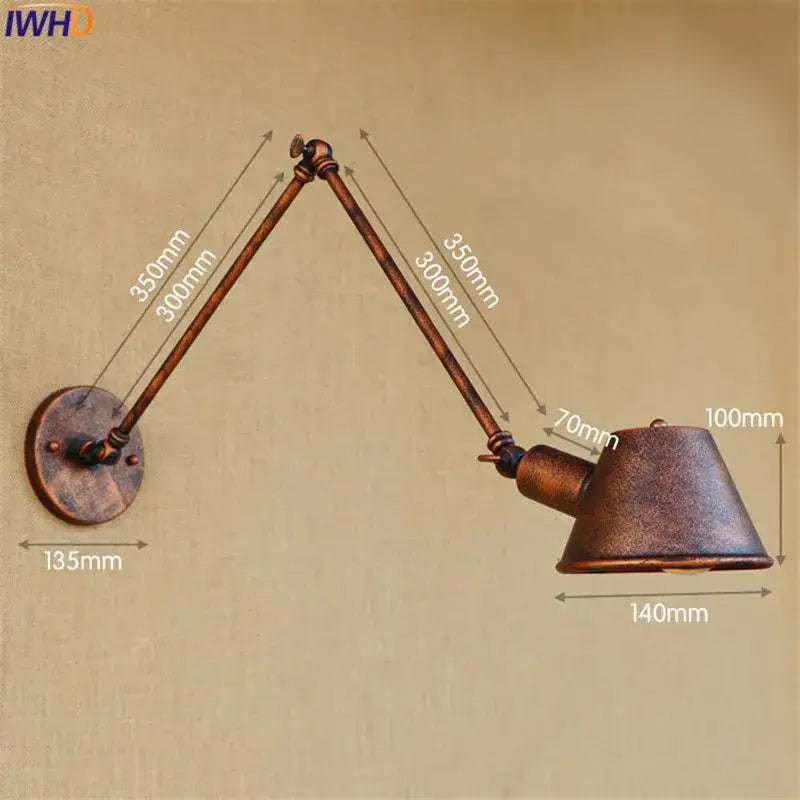 Black Swing Arm Wall Sconce