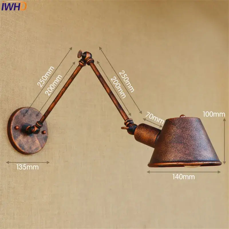 Black Swing Arm Wall Sconce