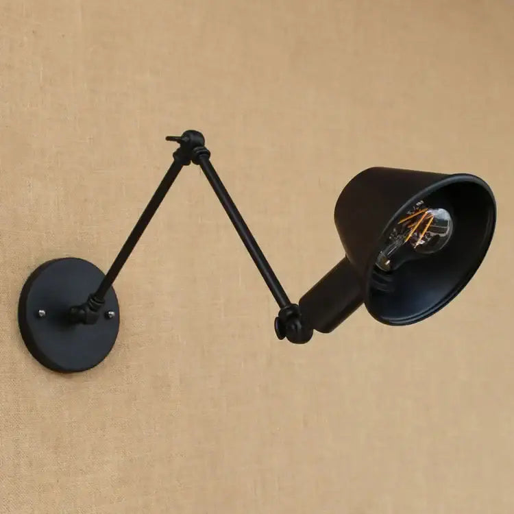 Black Swing Arm Wall Sconce