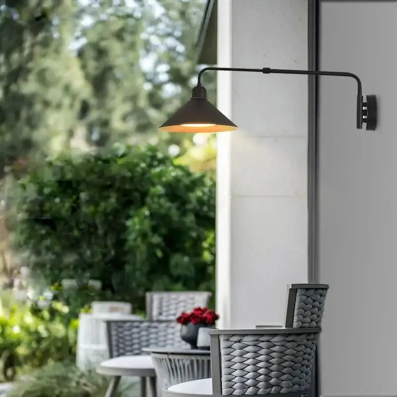 Black Telescopic Wall Lamp