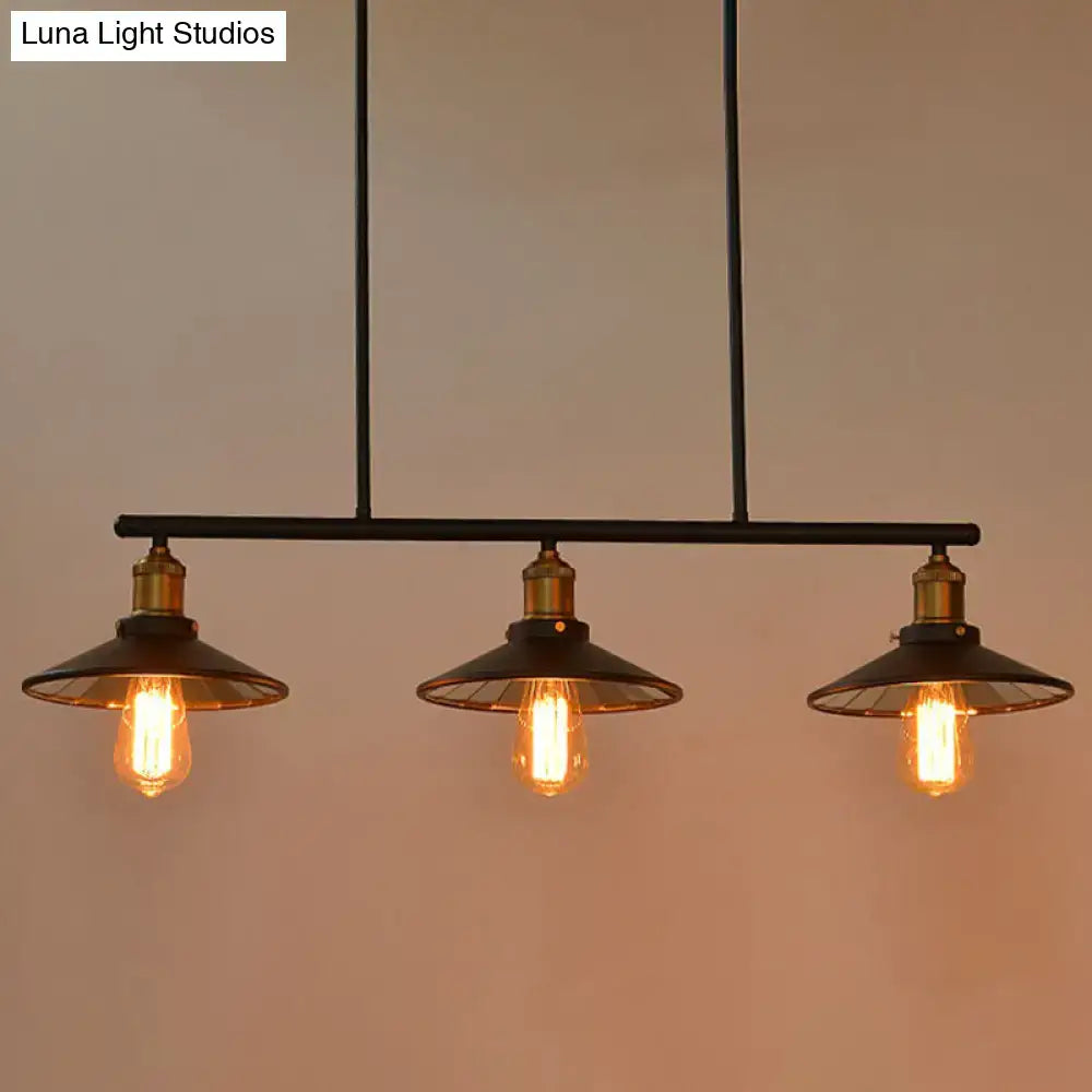 Black Cone Shade Pendant