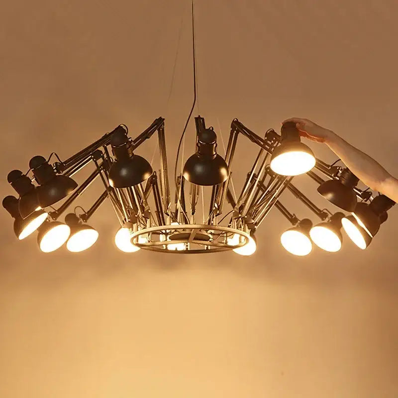 Black Multi Arm Chandelier