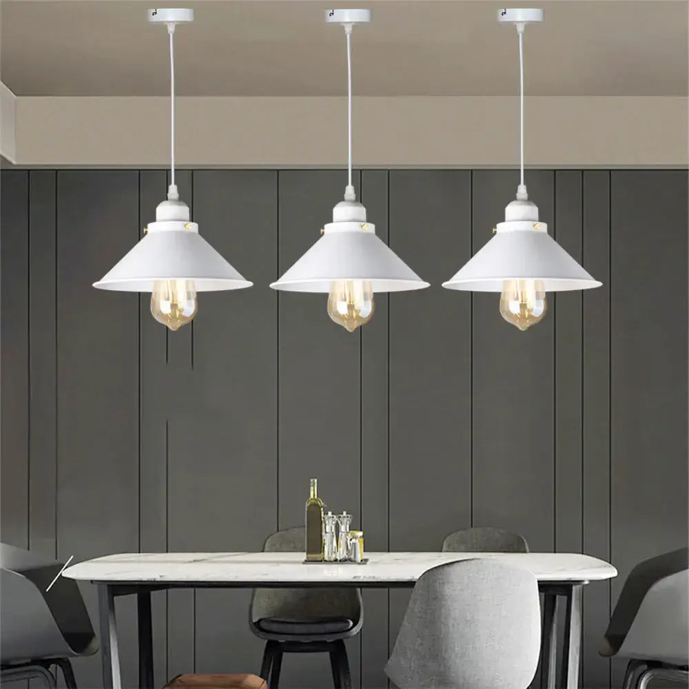 Black Industrial Pendant Light with Edison Bulb