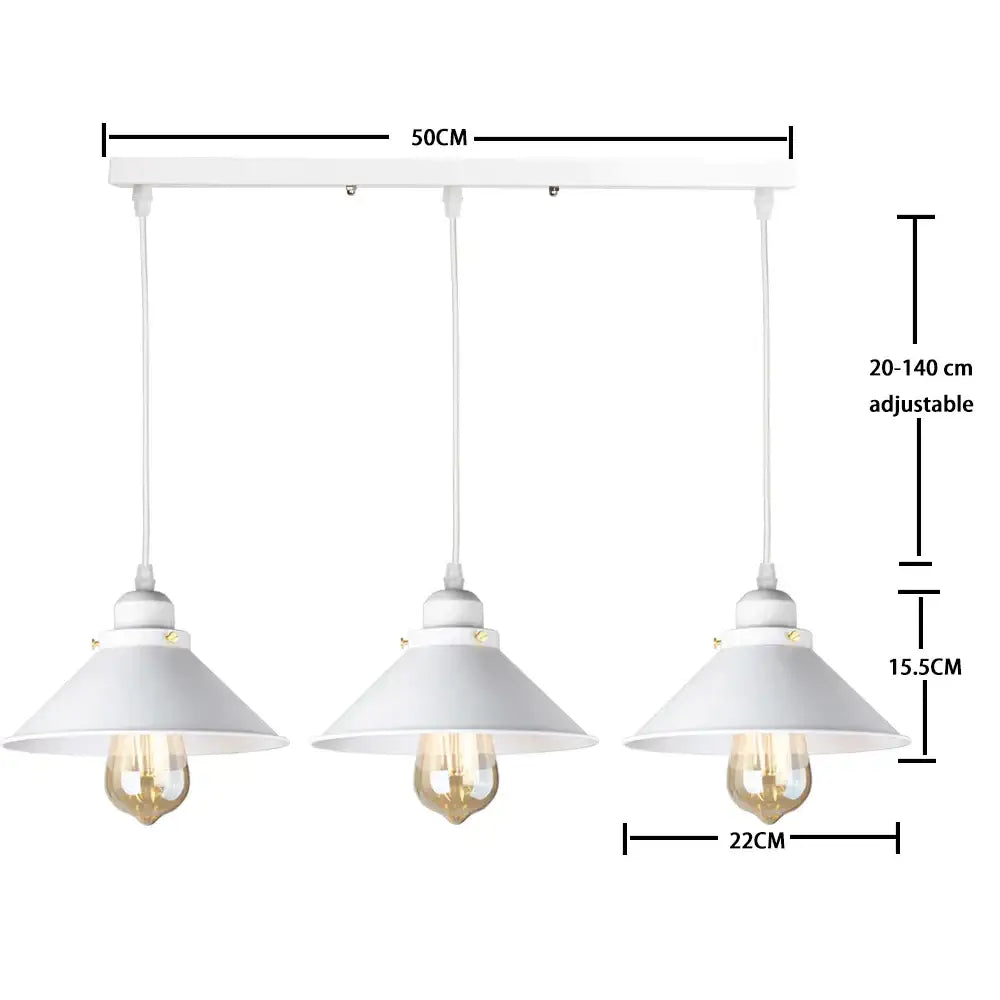 Black Industrial Pendant Light with Edison Bulb
