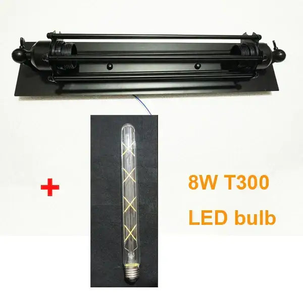 Black Copper Wall Sconce with Edison Bulb