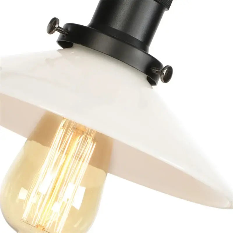 White Ceramic LED Wall Sconce