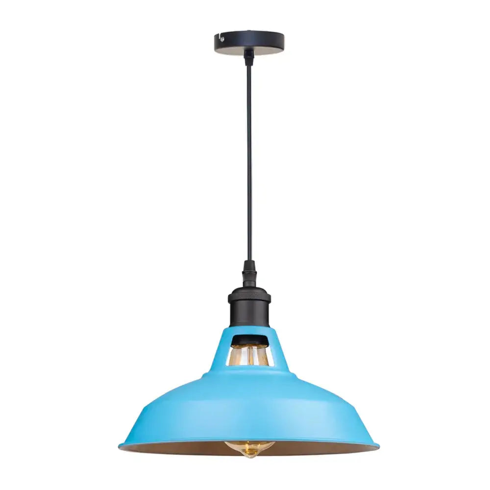 Blue Vintage Pendant Light