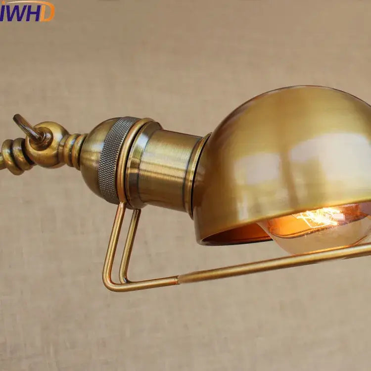 Brass Swing Arm Wall Lamp