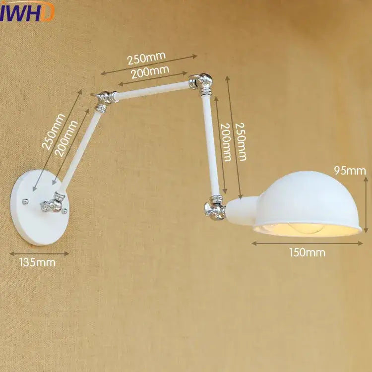 Brass Swing Arm Wall Lamp