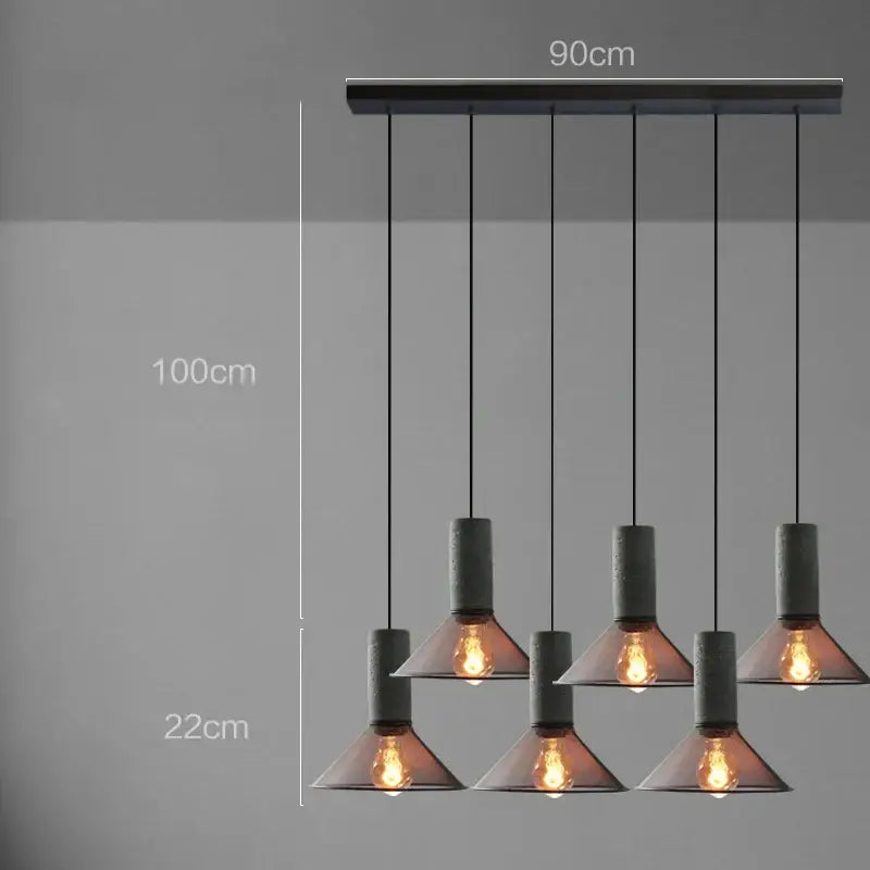 Cement Mesh Pendant Light