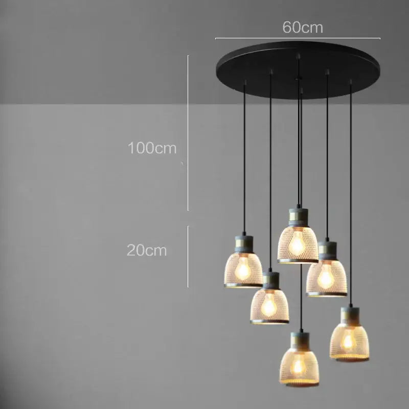 Cement Mesh Pendant Light