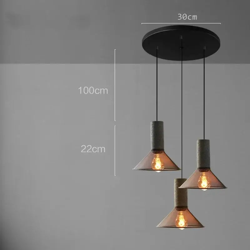 Cement Mesh Pendant Light