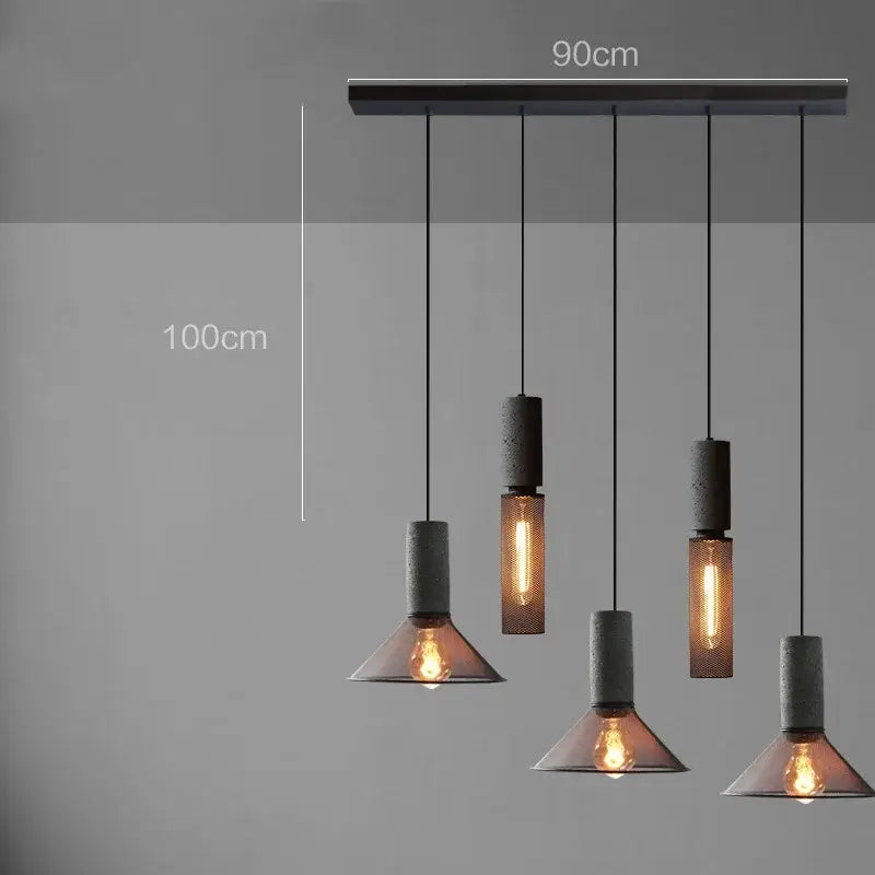 Cement Mesh Pendant Light