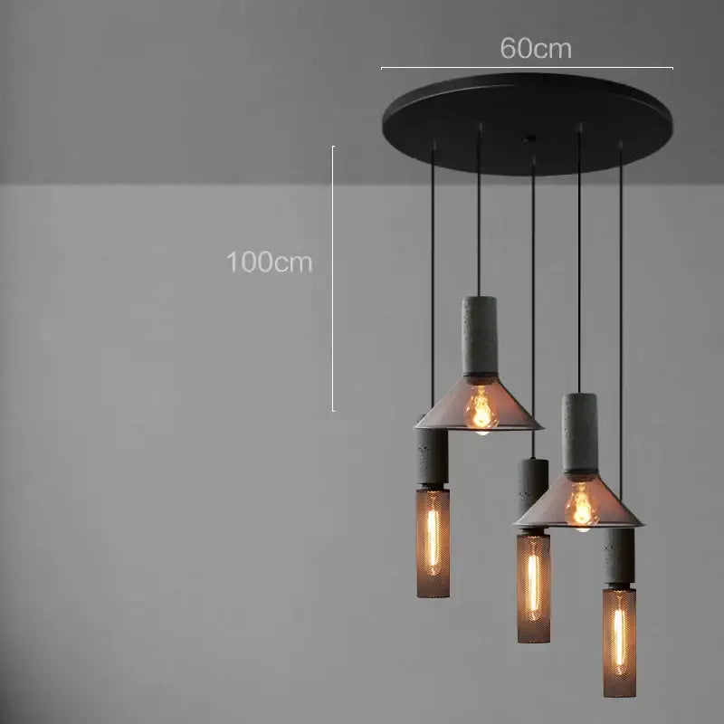 Cement Mesh Pendant Light