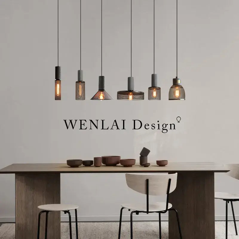 Cement Mesh Pendant Light