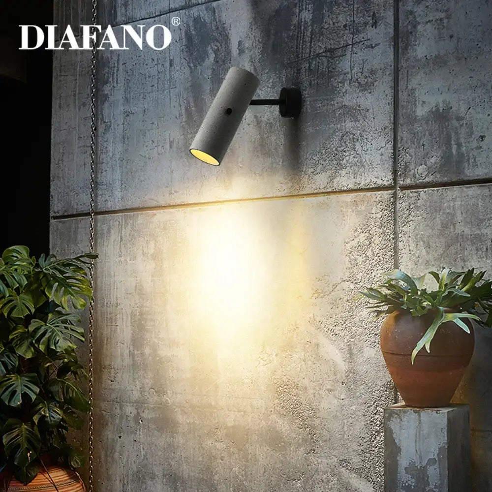 Concrete Wall Sconce Lamp