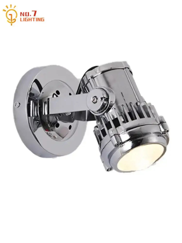 Chrome Adjustable Wall Lamp