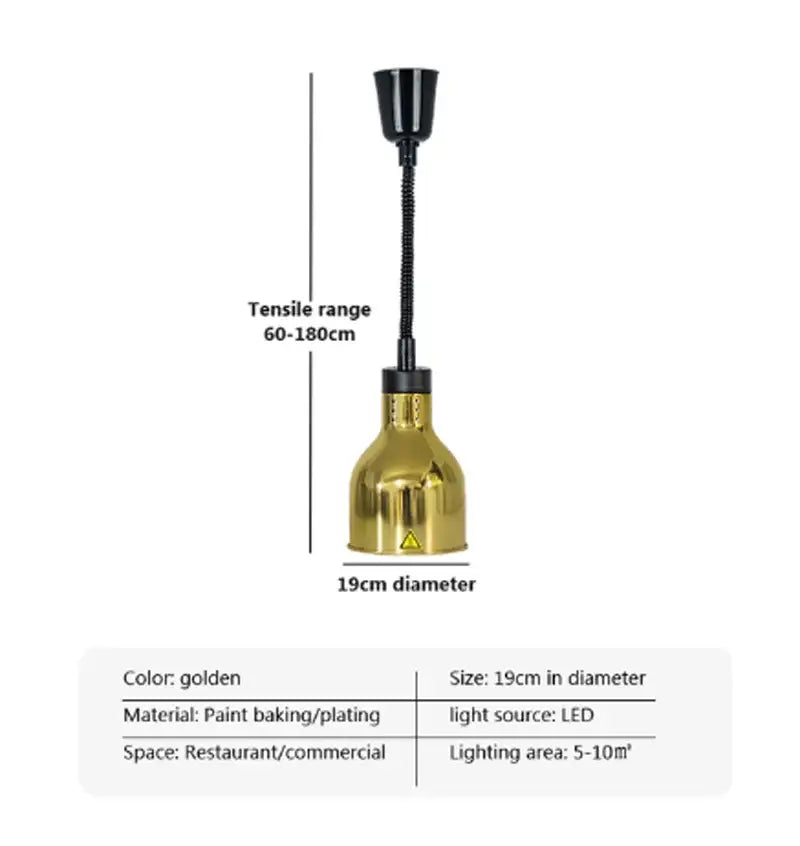 Copper Kitchen Heat Lamp