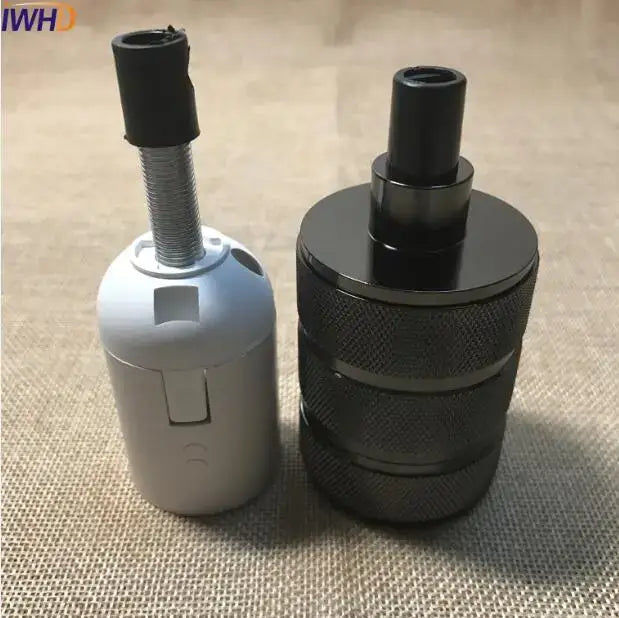 Metallic E27 Socket Lamp Holder