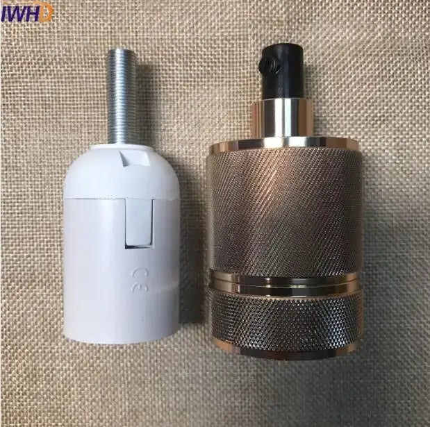 Metallic E27 Socket Lamp Holder