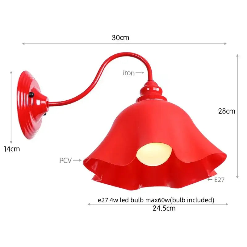 Red Edison LED Wall Sconce