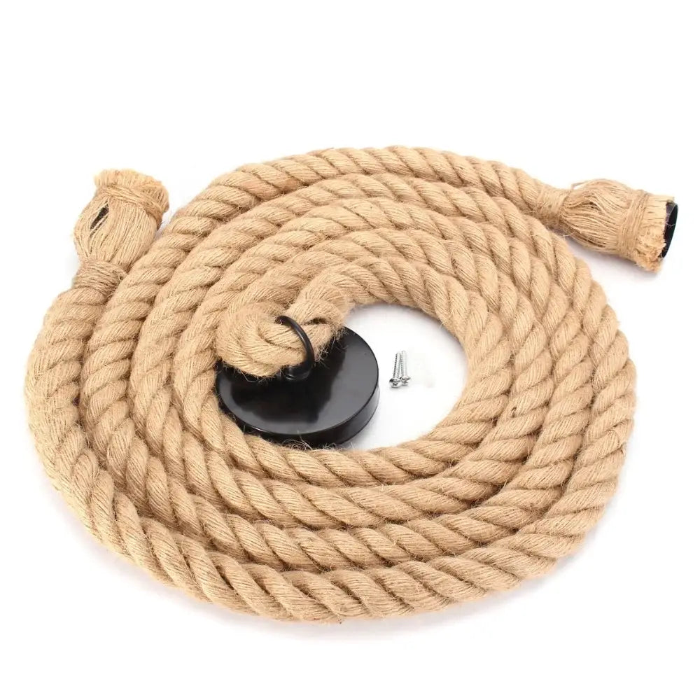 Hemp Rope Edison Pendant