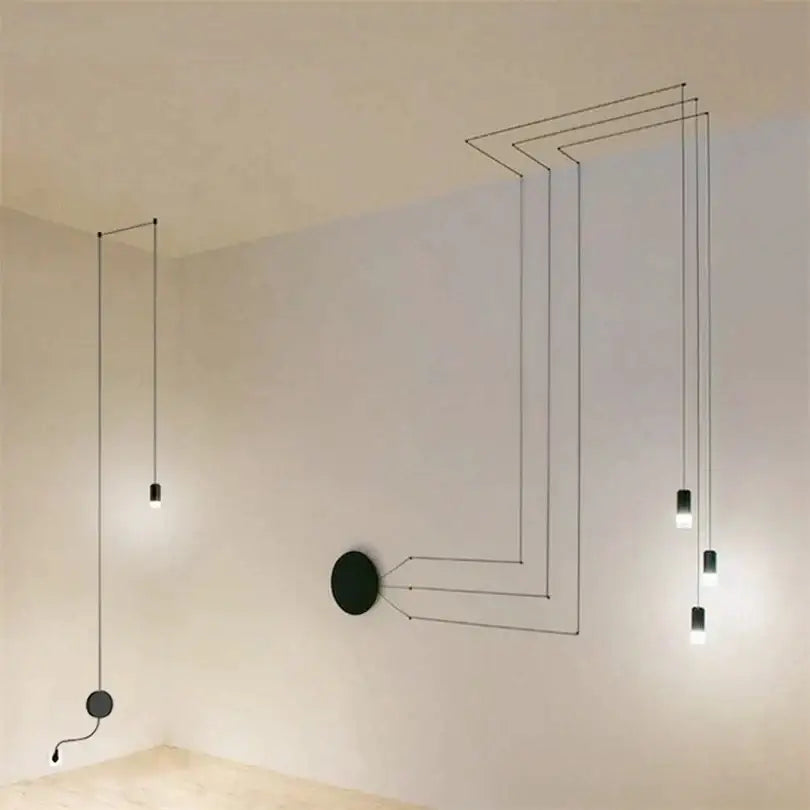 Iron Geometric Pendant Light
