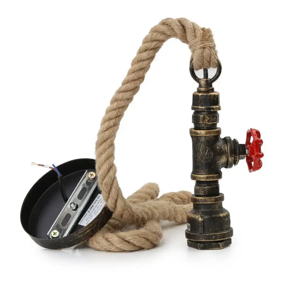 Rope Pipe Pendant Light