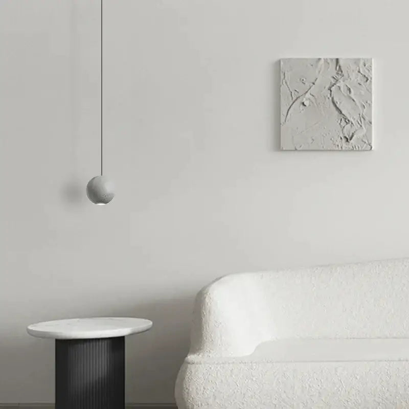 Concrete Gold Pendant Lamp