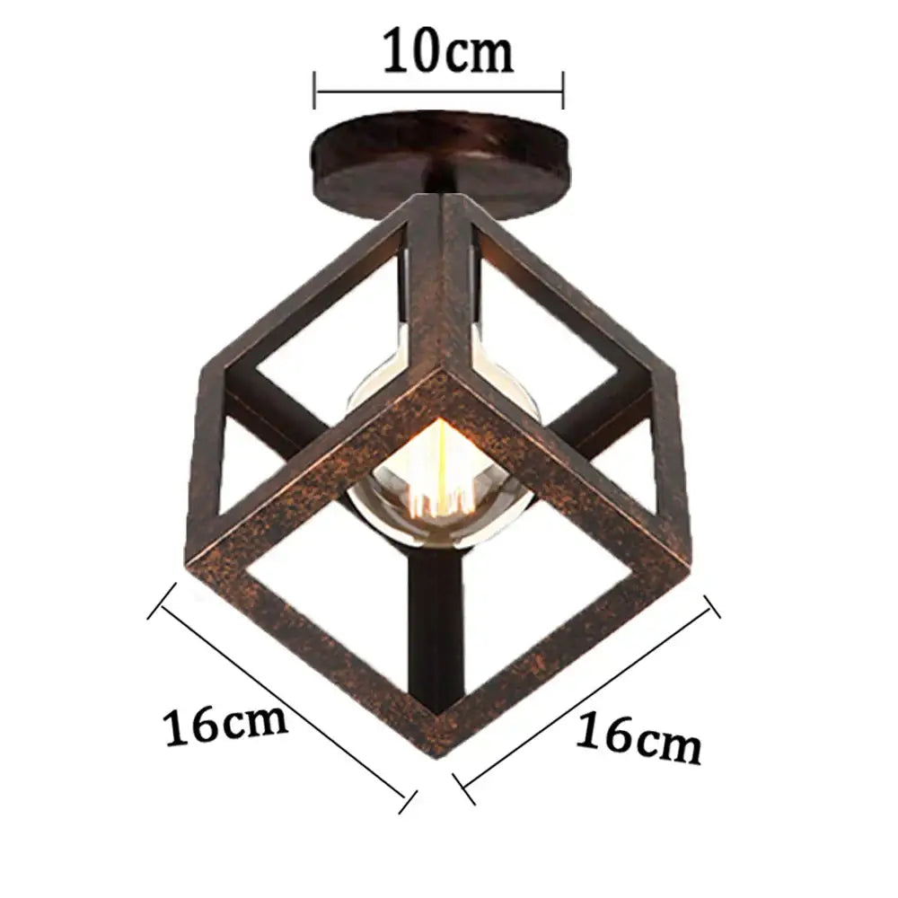 Multi-Color Iron Pendant Light