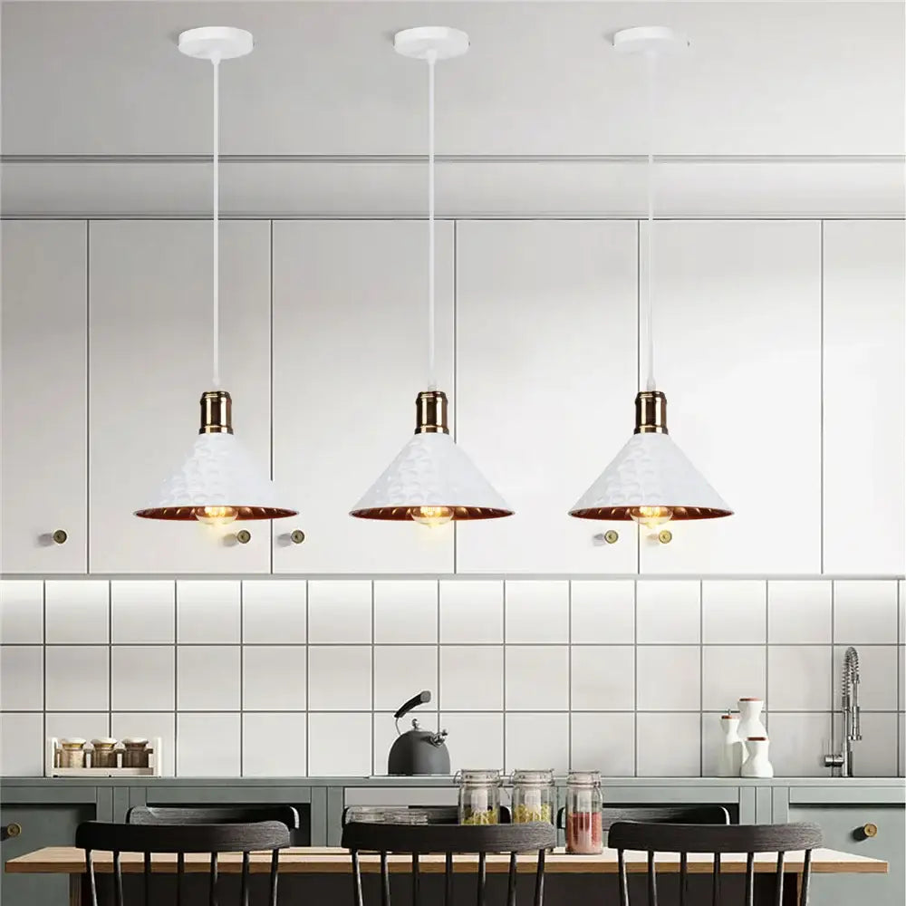 Hammered Copper Pendant Lamp