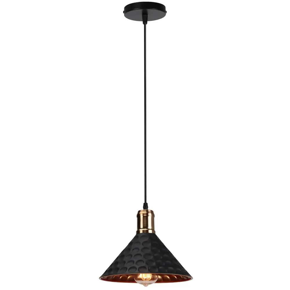 Hammered Copper Pendant Lamp