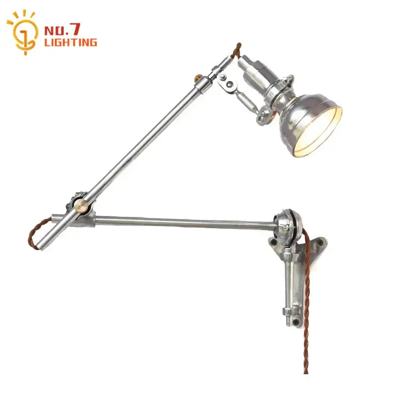 Silver Articulated Wall Sconce