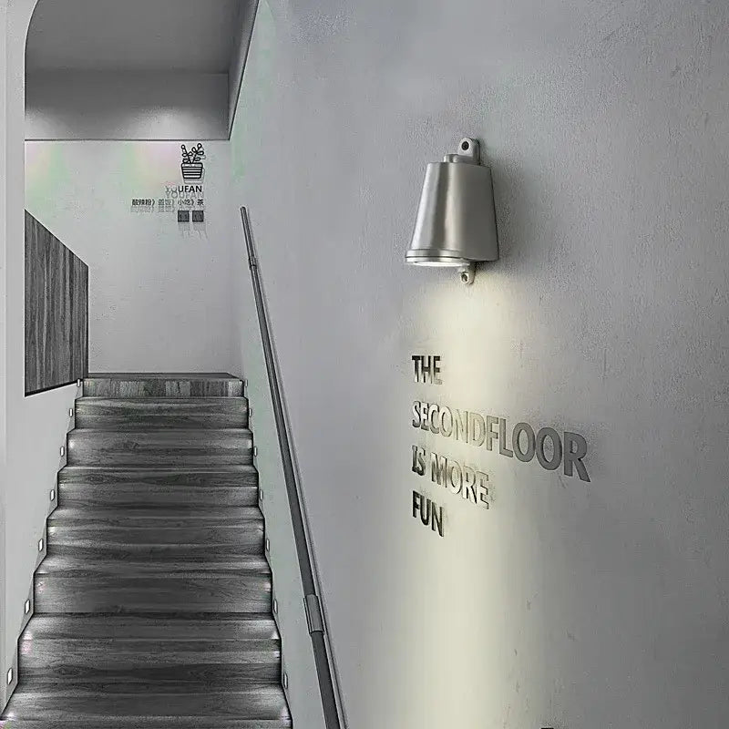 Silver Spotlight Wall Lamp