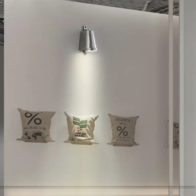 Silver Spotlight Wall Lamp