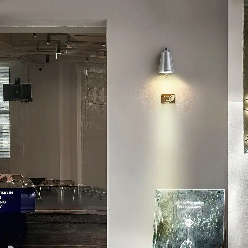Silver Spotlight Wall Lamp