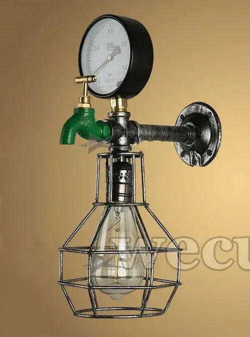 Green Faucet Wall Lamp