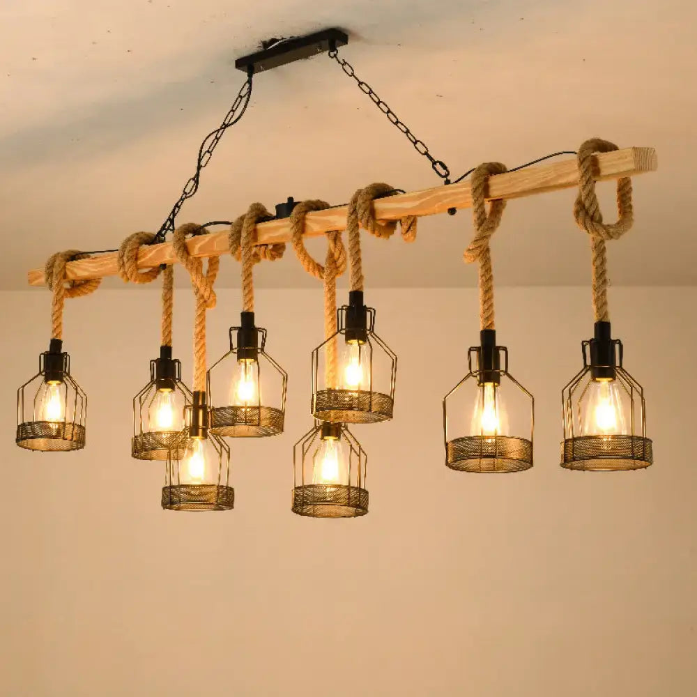 Hemp Rope Chandelier
